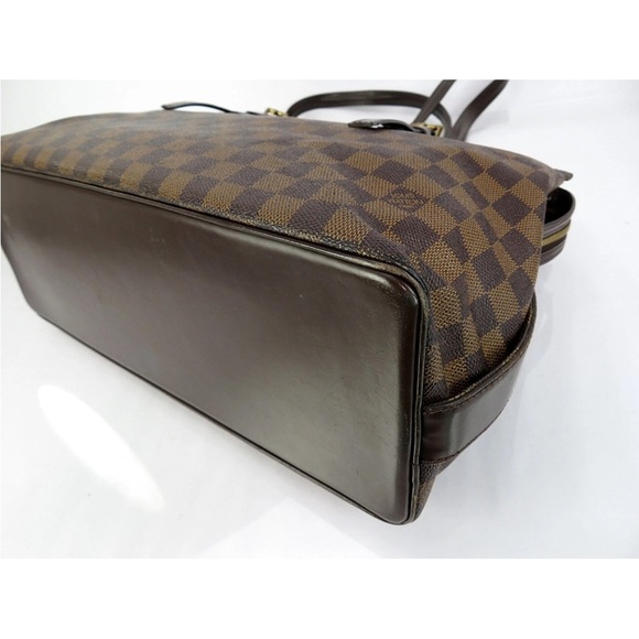 Louis Vuitton Brown Checkered Tote - Picture 4 of 12